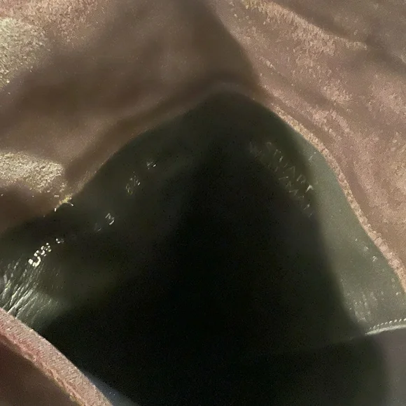 Stuart Weitzman 5050 Over-The-Knee-Suede Boots, Slate Gray, Size 8.5 - Picture 2 of 5